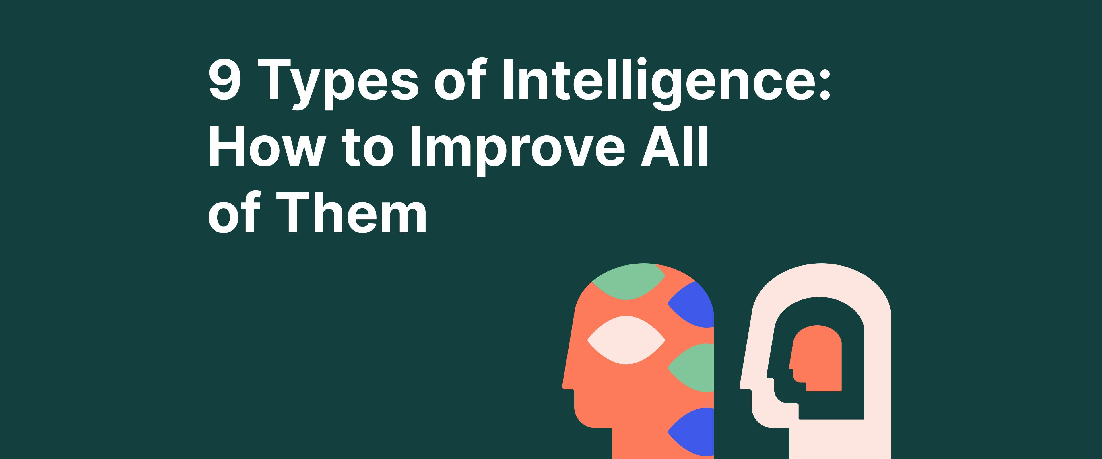 9 types of intelligence and how to improve them all